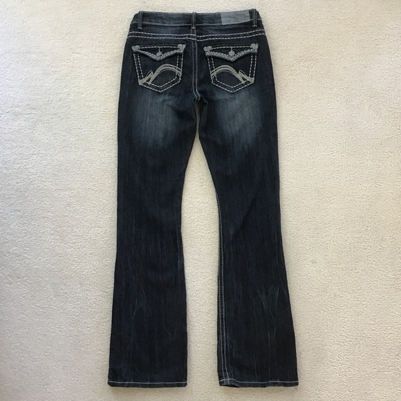 VANILLA STAR SIZE 5 BLUE JEANS boot cut - Picture 1 of 8